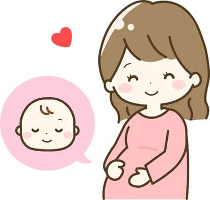 妊婦さんのイラスト